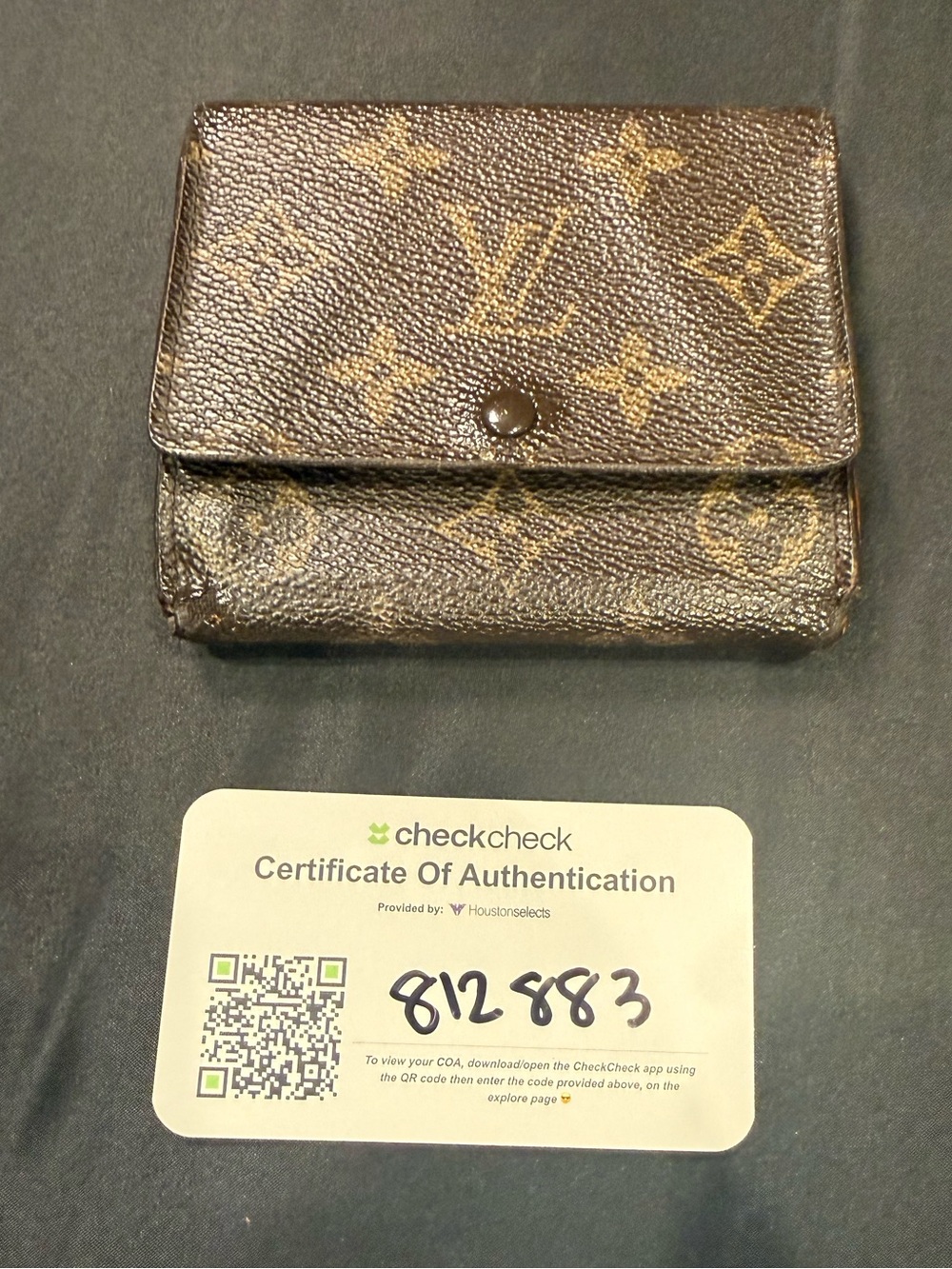 Authentic Louis Vuitton Monogram Compact Bifold Wallet Snap Closure + COA - Picture 2 of 16